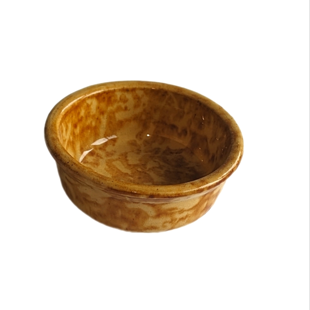 Antique Spongeware Bowl - 2" X 5"